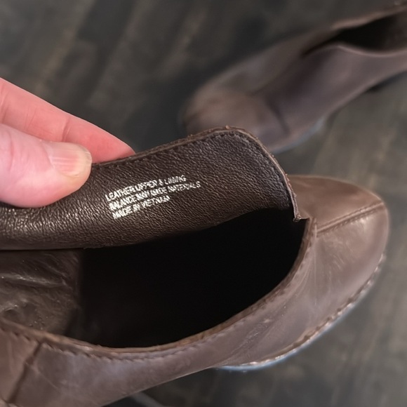 Born Brown Leather Sling Back Mule Clog Size 9 - Picture 6 of 8